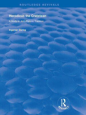 cover image of Herodicus the Cratetean